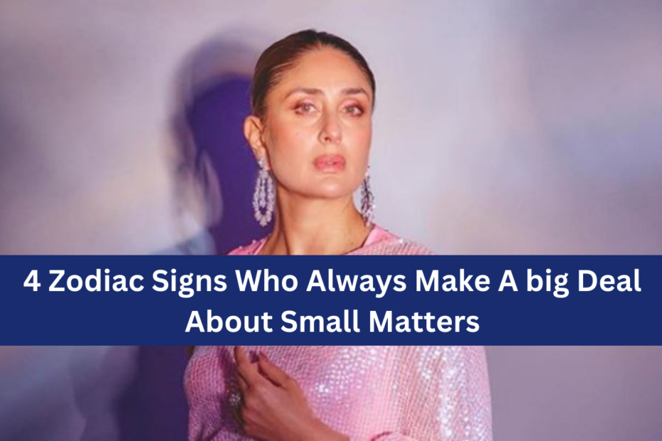 4 Zodiac Signs Who Always Make A big Deal About Small Matters