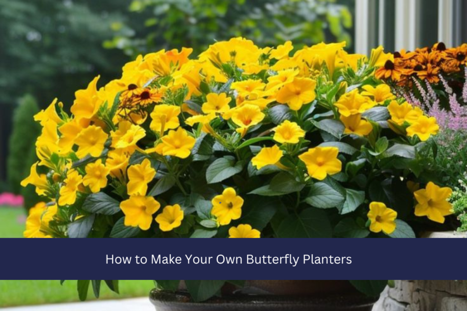 How to Make Your Own Butterfly Planters