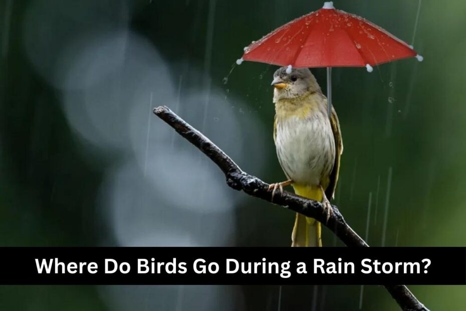 Where Do Birds Go During a Rain Storm?