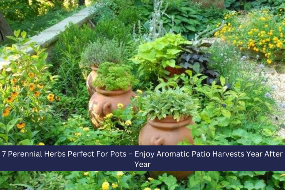 7 Perennial Herbs Perfect For Pots – Enjoy Aromatic Patio Harvests Year After Year