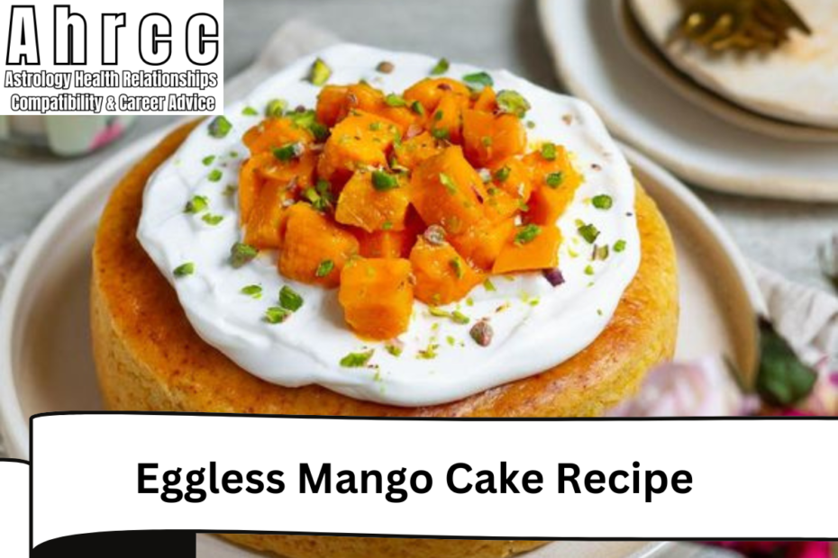 Eggless Mango Cake