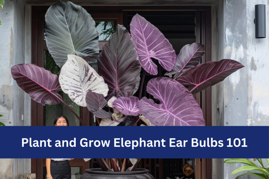 Plant and Grow Elephant Ear Bulbs 101