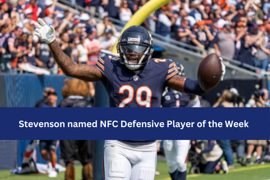 Stevenson named NFC Defensive Player of the Week