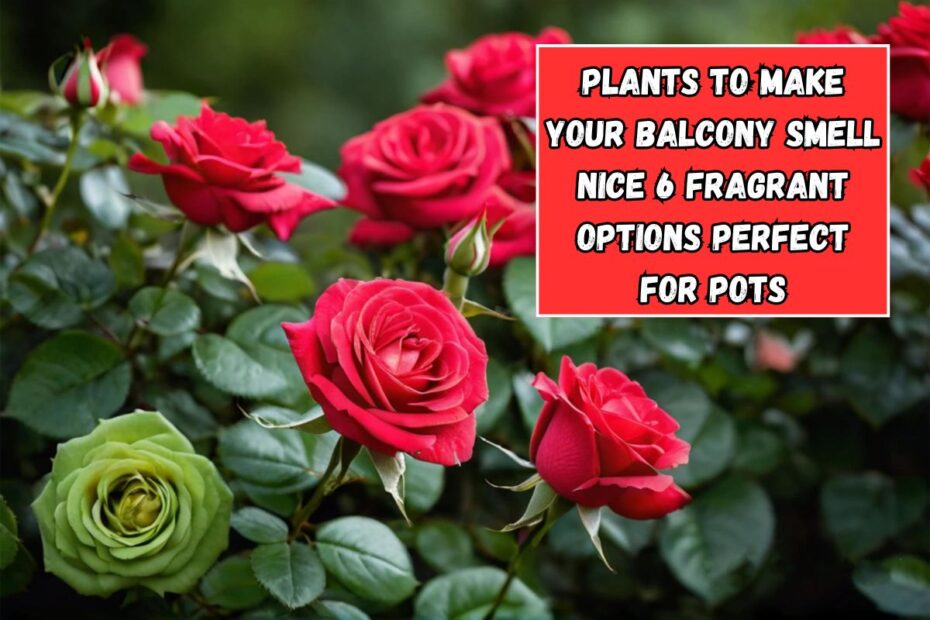 Plants to make your balcony smell nice 6 fragrant options perfect for pots