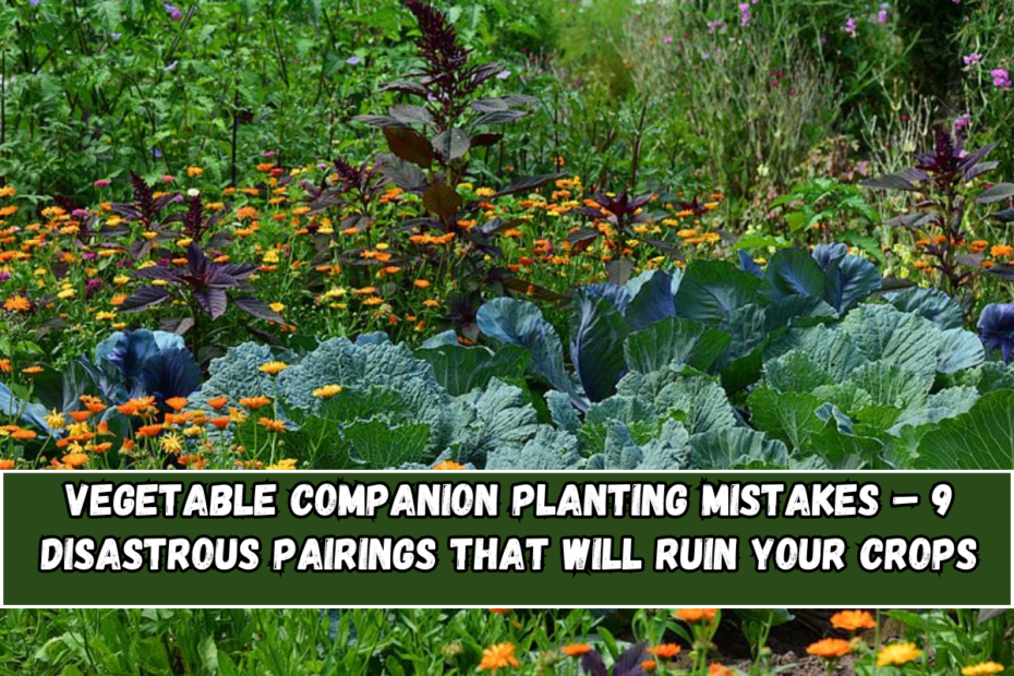 Vegetable Companion Planting Mistakes – 9 Disastrous Pairings That Will Ruin Your Crops